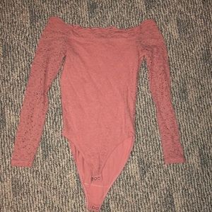 Hollister off the shoulder body suit